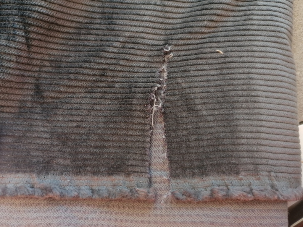 Ribfluweel grijs brede rib lichte stretch 2m - Afbeelding 4