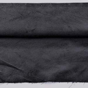 Vintage ribfluweel donkerblauw brede rib