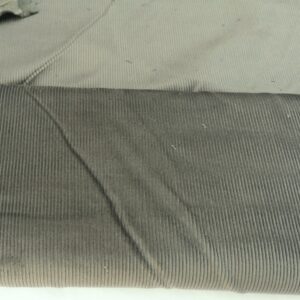 Vintage ribfluweel groengrijs brede rib