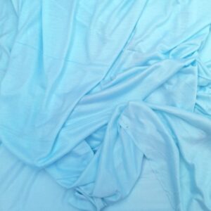 lichtblauwe dunne katoenen jersey /10cm