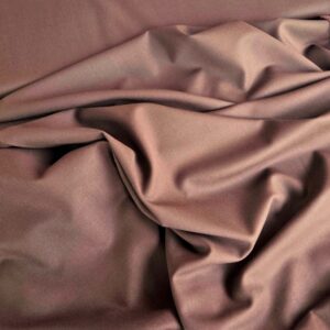 fijne chocoladebruine stof stretch /10cm