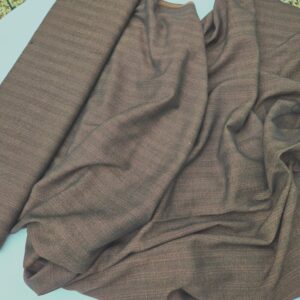 Vintage subtiel gestreepte bruine wol  1,5m