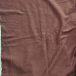 roodbruine dunne  wollen  flanel  /10cm