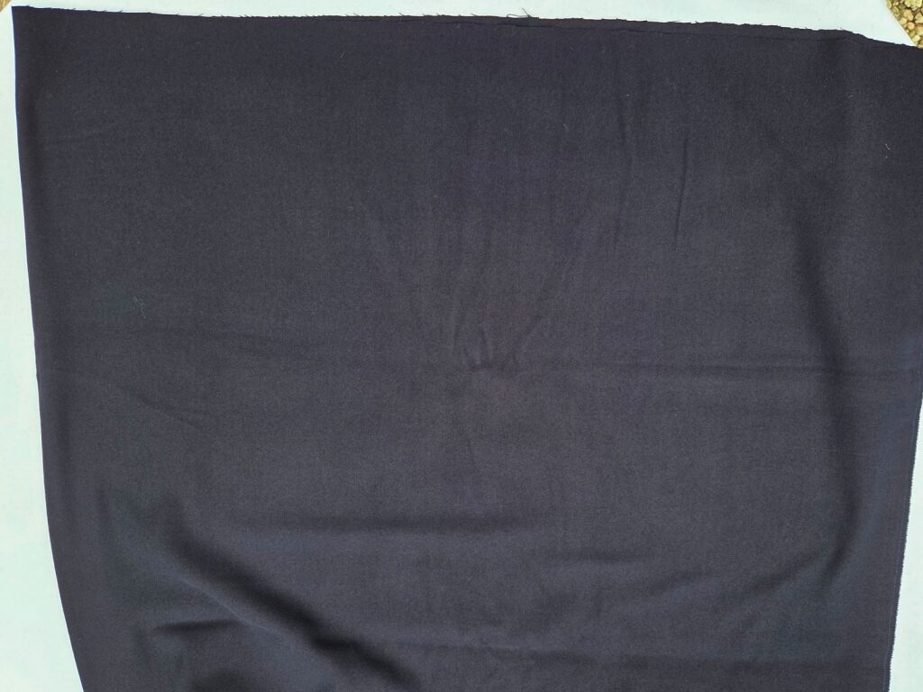 donkerblauwe wol flanel 1,9m/1,4m