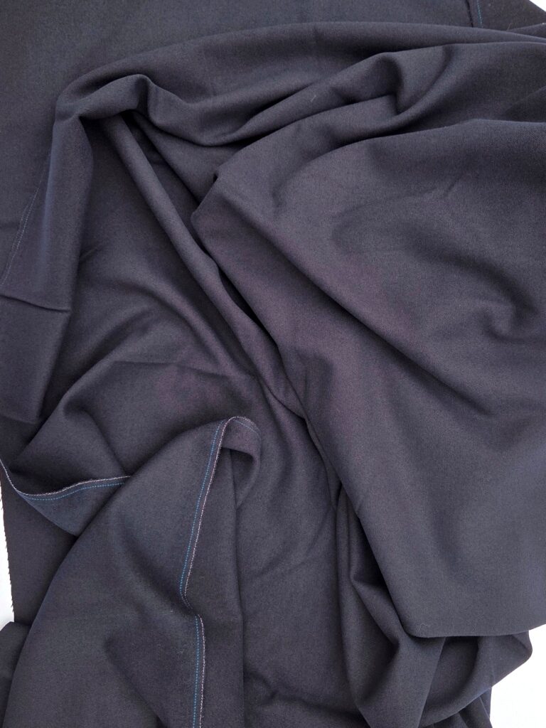 donkerblauwe wol flanel 1,9m/1,4m - Afbeelding 3