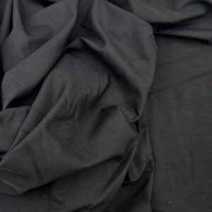 zwarte wollen stof stretch 2,9m