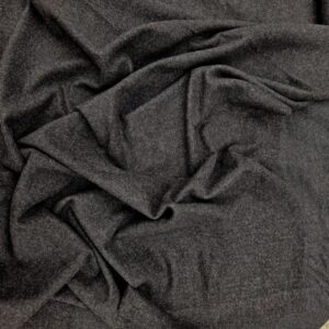 zwart gemeleerde winter sweatstof 2m/1,8m