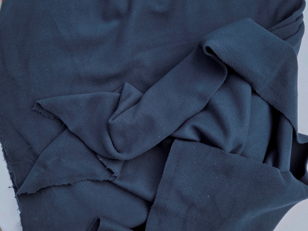 Fleece grijsblauw 2,5m