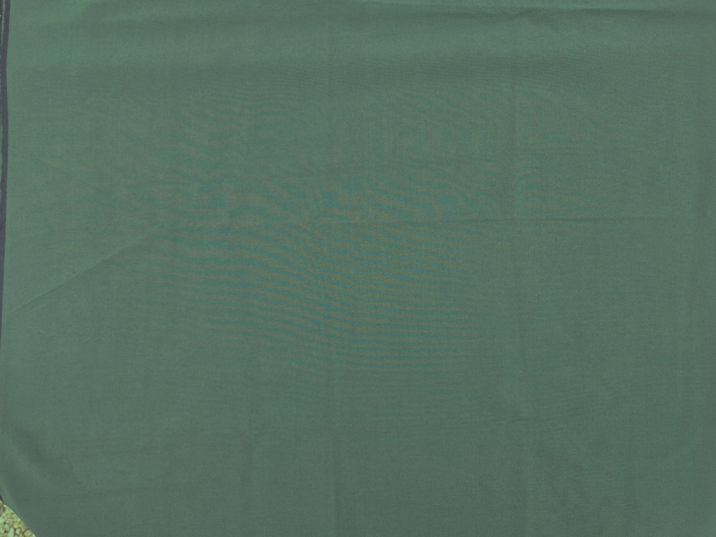 VivCreatiV bruingroene bengaline stof, vooraanzicht
