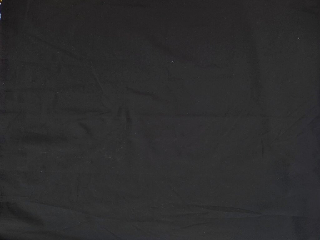 fijne zwarte stretch stof 2m - Afbeelding 2