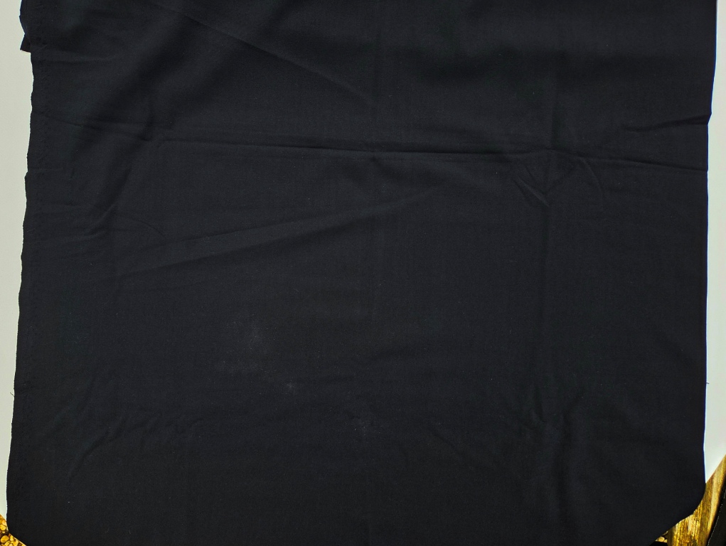 fijne zwarte stretch stof 2m - Afbeelding 3