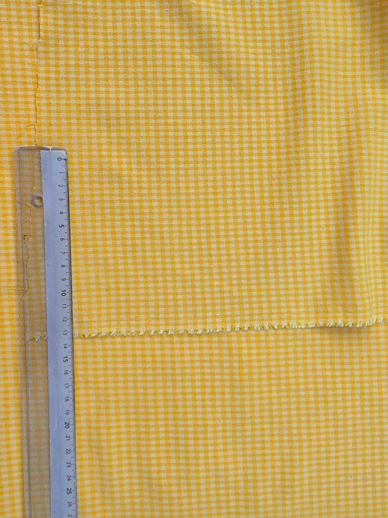 wit-gele katoenen stretch flanel 3,2m - Afbeelding 2