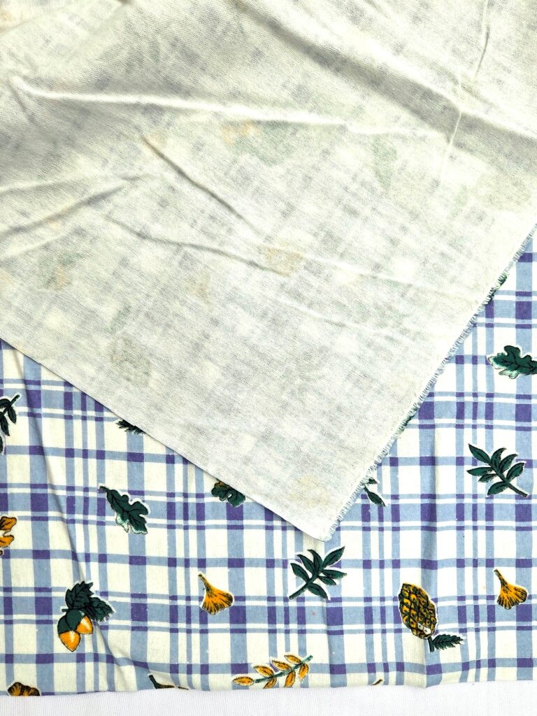 vintage 100% katoenen flanel 3,5m - Afbeelding 2