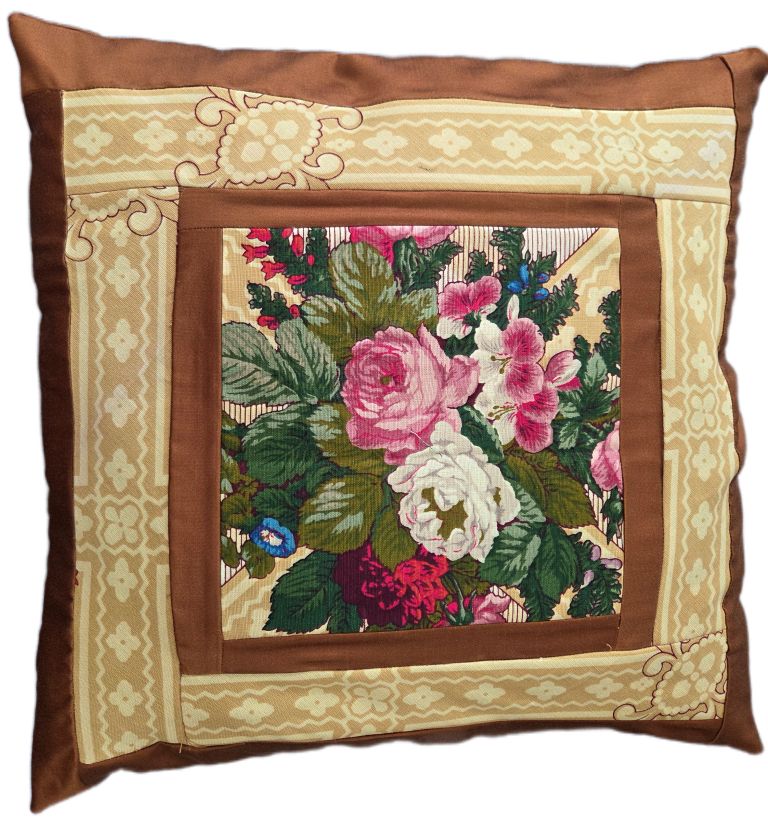 Patchwork kussenhoes - collection Braquenie - Afbeelding 6