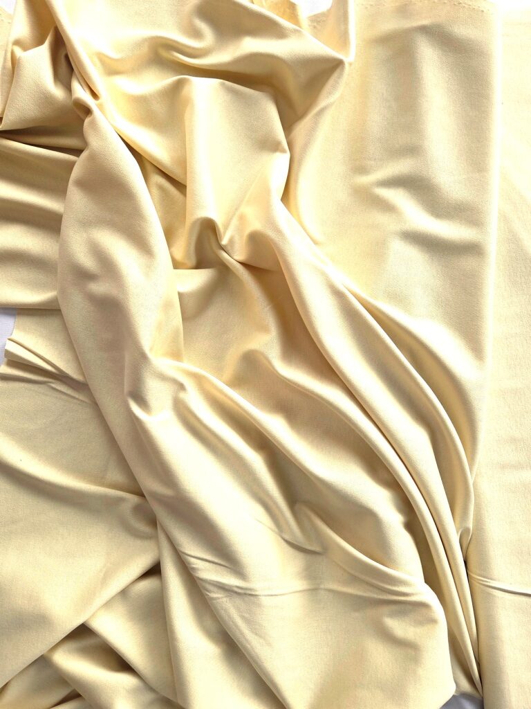 Katoenen jersey lichtbeige /10cm