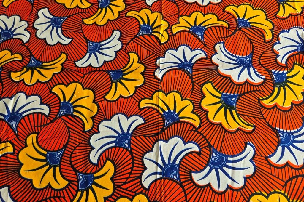 Afrikaanse wax stof HiTarget – 60 × 110 cm