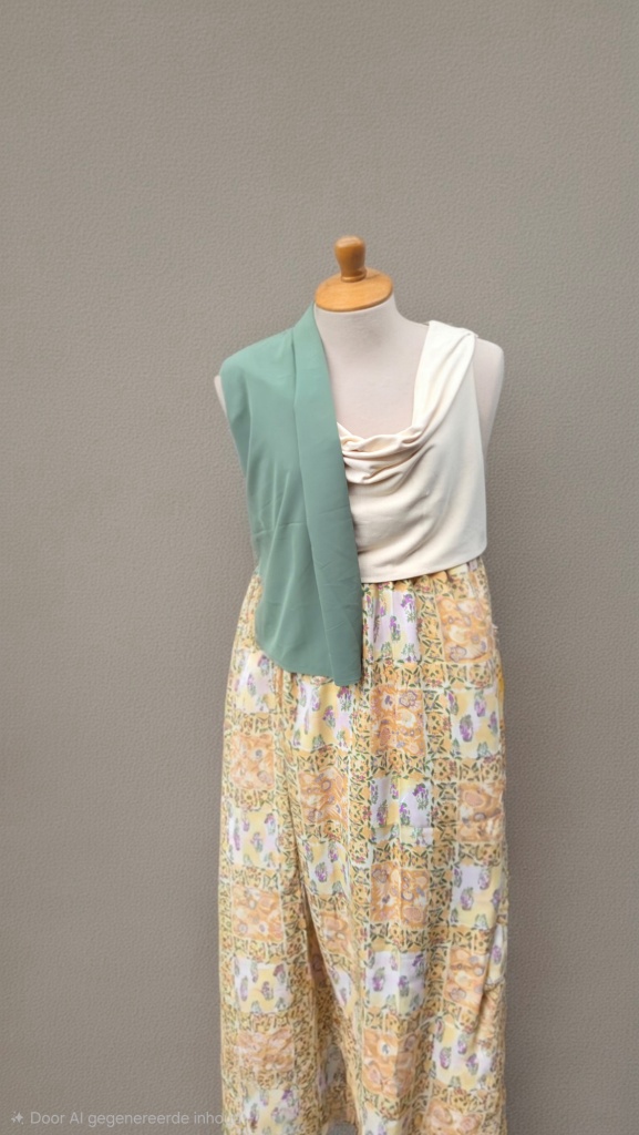 Zomerse Stofcombinatie Beige Stoffen - Afbeelding 4