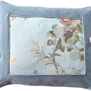 Luxe Kussen Blauw Bloemen