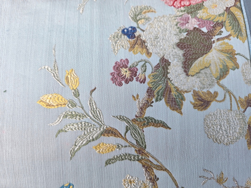 Luxe Kussen Blauw Bloemen Perrault Colony Roma - Afbeelding 2